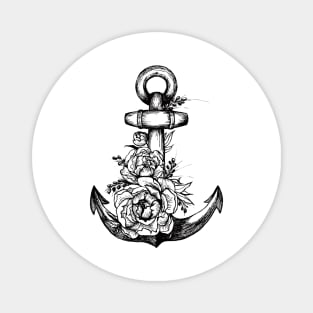 Floral Anchor Magnet